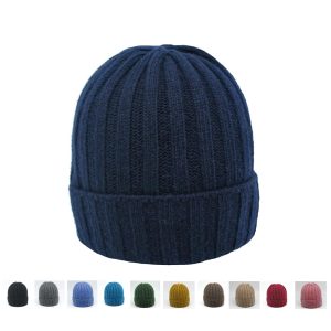 Cuffia a Coste in Lana