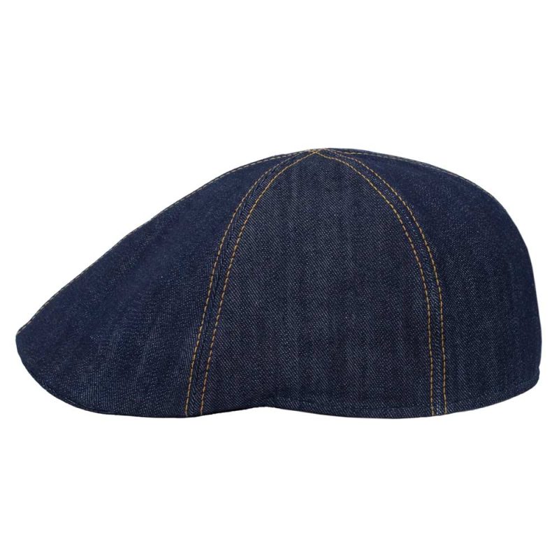 Cappello Da Uomo Vintage In Denim – Modello Newsboy E Gatsby – Taglia Regolabile 56-60 Cm, Blu Scuro - 3