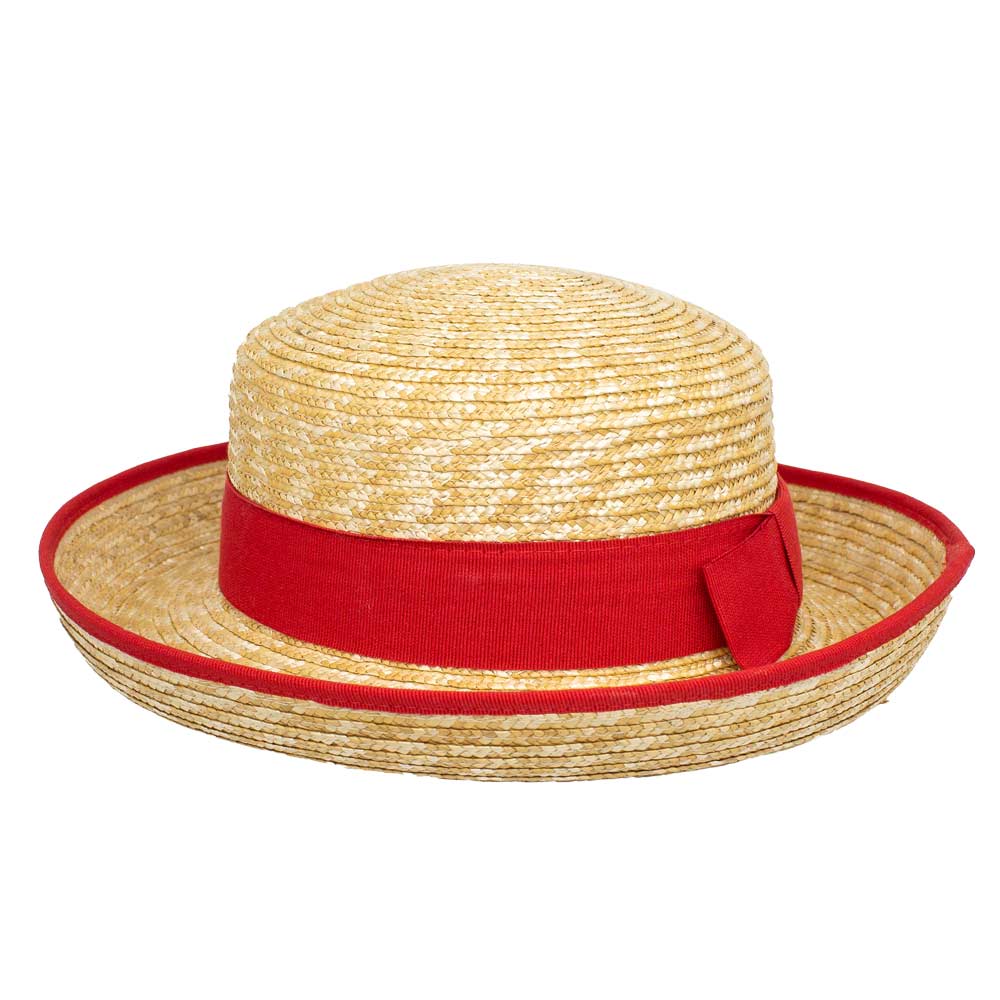 Cappello Paglia con Bordo - Cappello Artigianale Made in Italy