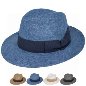 Cappello Fedora in Lino