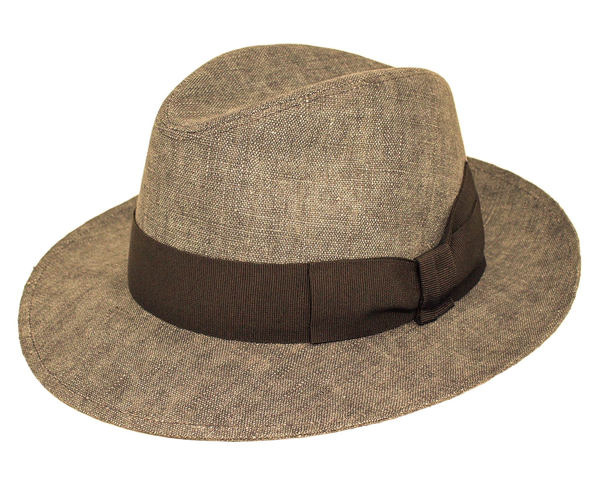 Cappello Fedora in lino - Made in Italy