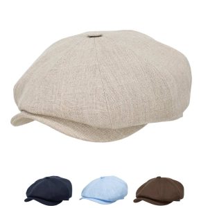 Berretto Peaky in Lino