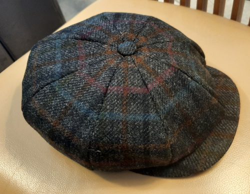 Peaky Berretto Lana Shetland Inglese Blu photo review
