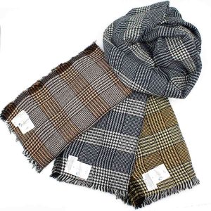 Sciarpa Principe di Galles con Lurex