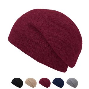 Berretto Donna Doppio strato in misto Cashmere