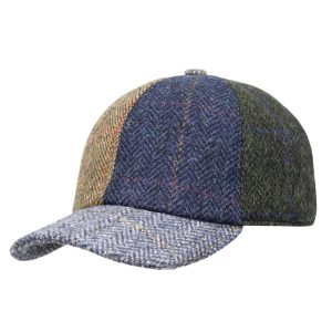 Cappello Baseball Harris Tweed Patch
