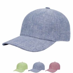 Cappellino Baseball in Lino e Cotone