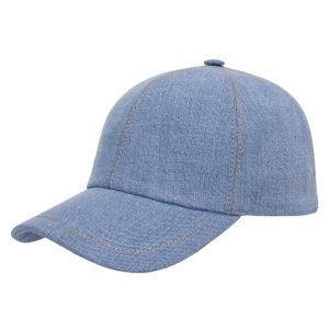 Cappellino Baseball in Denim Chiaro