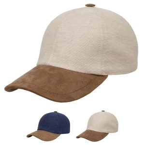 Cappellino Baseball Canvas visera Alcantara