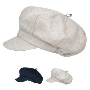 Berretto Newsboy in lino