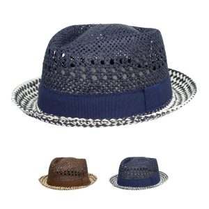 Cappello Pork Pie Traforato