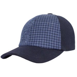 Cappello Baseball lana Multicolor Navy