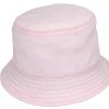 Cappello da pescatore estivo bambina cotone rosa pizzo san gallo