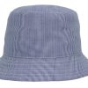 Cappello da pescatore estivo bambini cotone chiaro bianco righe