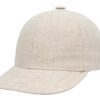Cappello-estivo-bambini-visiera-lino-beige