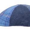 Coppola estiva uomo lino azzurro blu multicolor duck