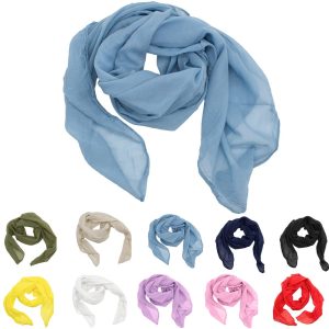 Sciarpina in cotone e seta unisex