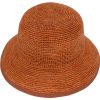 Cappello paglia donna Cloche paglia donna rafia crochet coccio (3)