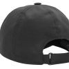 Cappello baseball Cotone Cerato idrorepellente con visiera uomo donna grigio nero (2)