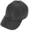 Cappello baseball Cotone Cerato idrorepellente con visiera uomo donna grigio nero (3)