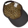 Cappello baseball Cotone Cerato idrorepellente con visiera uomo donna grigio nero (8)